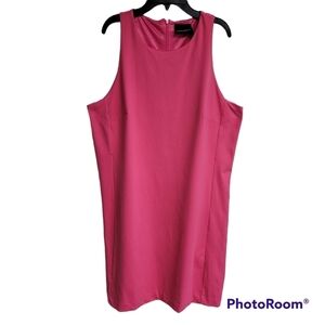 Cynthia Rowley Fuschia Pink Sleeveless Sheath Dress Size XL